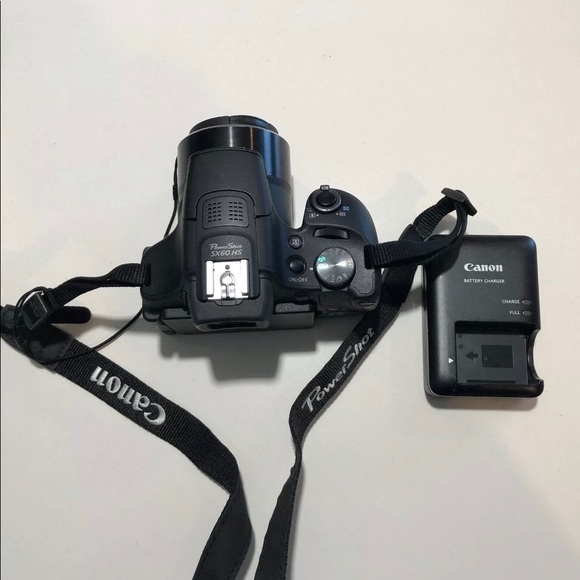 Canon PowerShot SX60 HS 16.1MP Digital Black - Picture 2 of 5